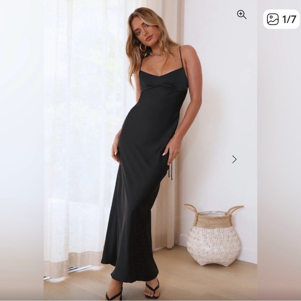 Hello Molly Black Maxi Dress